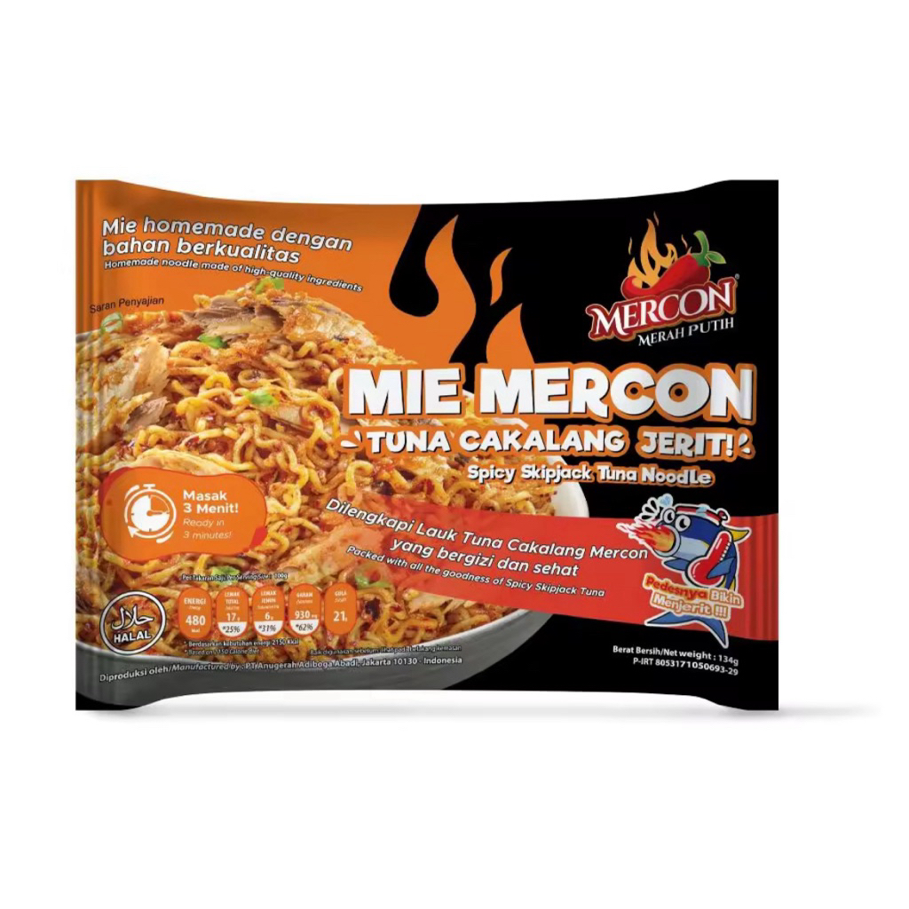 

Mie Mercon Tuna Cakalang Jerit