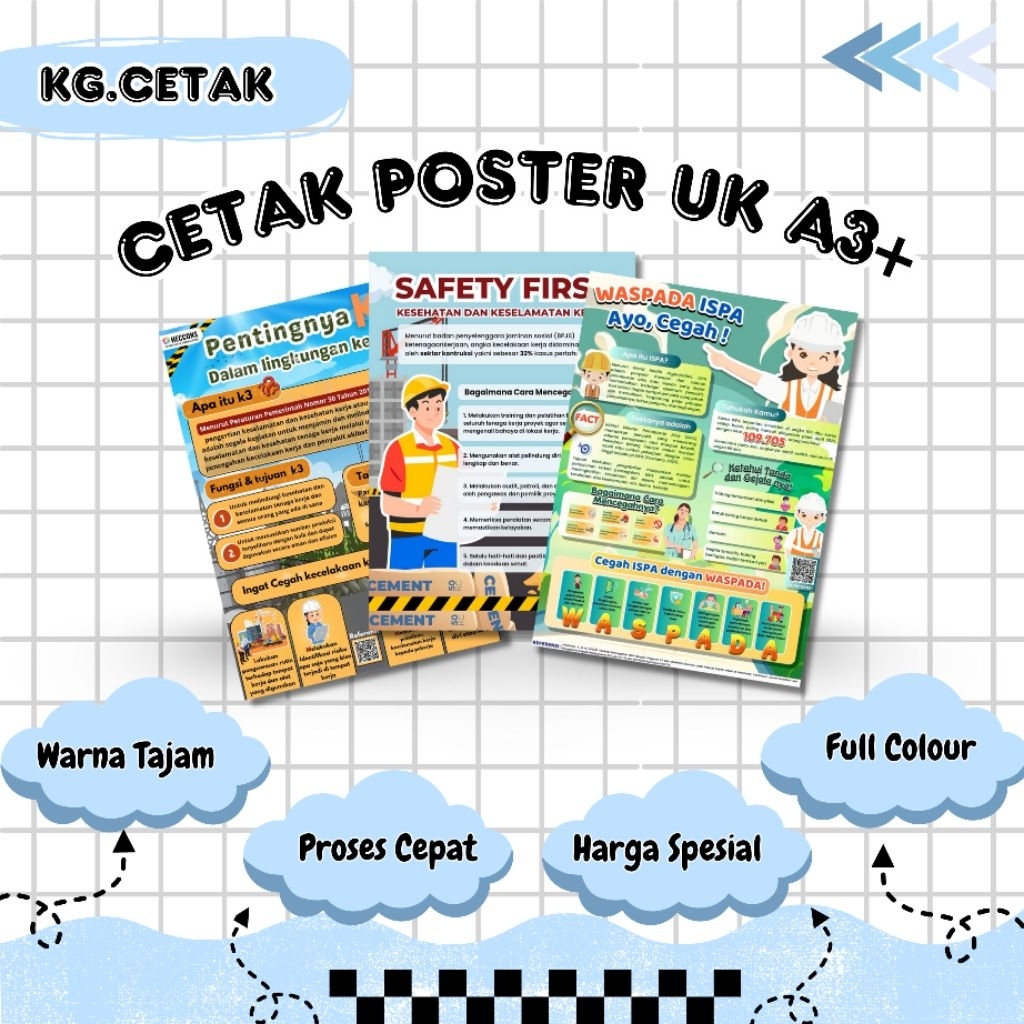 

CETAK POSTER A3+ BAHAN AP210/AP230/AP260/AP310