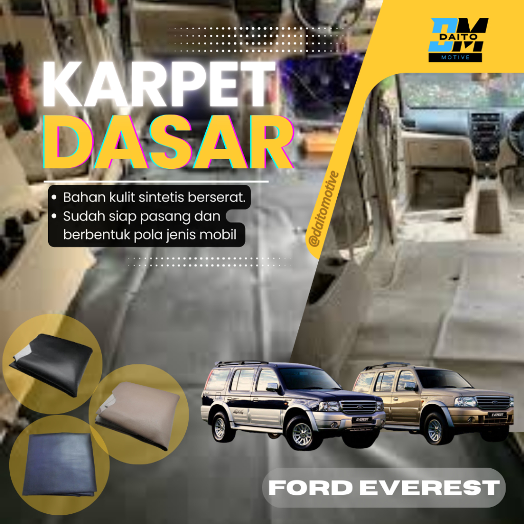KARPET DASAR PEREDAM MOBIL FORD EVEREST