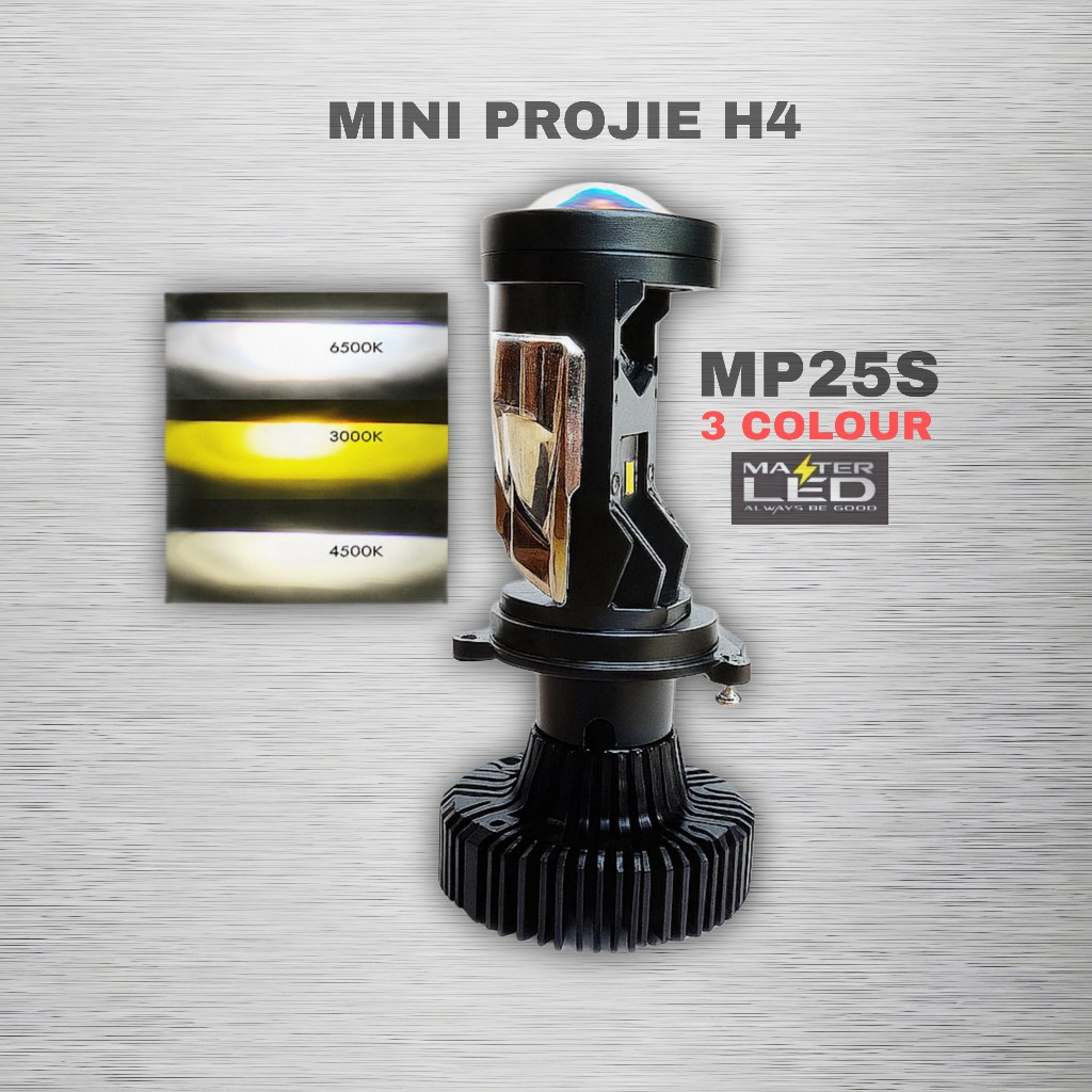MINI PROJIE BILED H4 MASTER LED MP25S 3 WARNA
