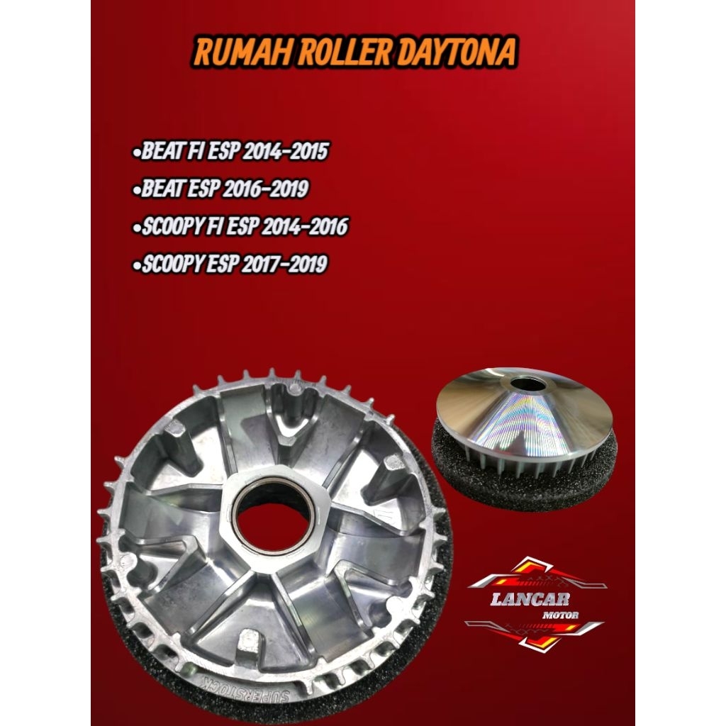 RUMAH ROLLER DAYTONA BEAT FI ESP, BEAT ESP, SCOOPY FI ESP, SCOOPY ESP 100% ORIGINAL