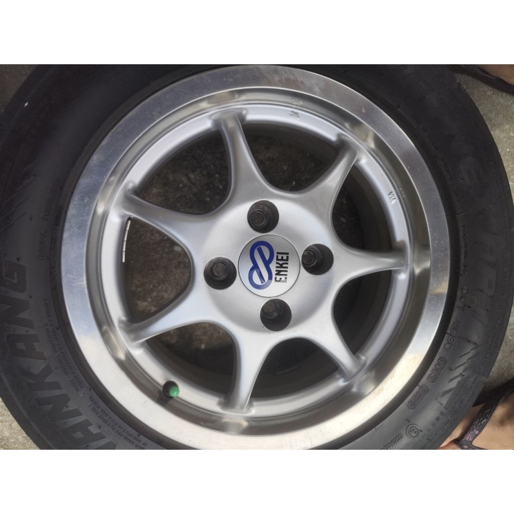 velg Enkei RS Evo 14" original made in Japan