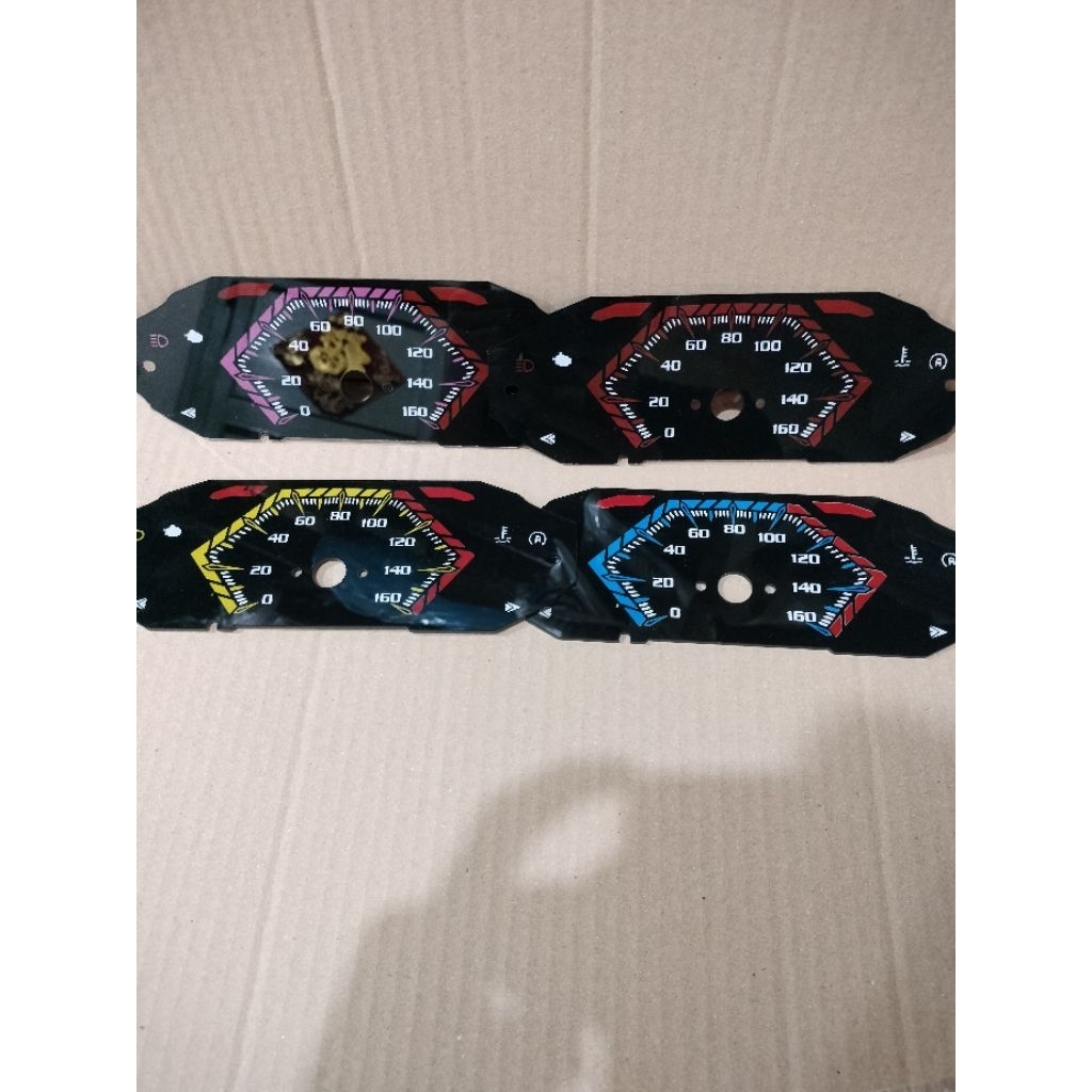 papan speedometer honda vario 125/150 led old pnp akrilik