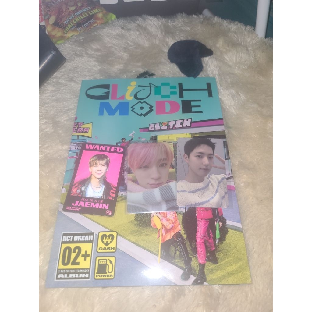 Album nct dream glitch mode glitch ver jeno jaemin renjun pc photocard