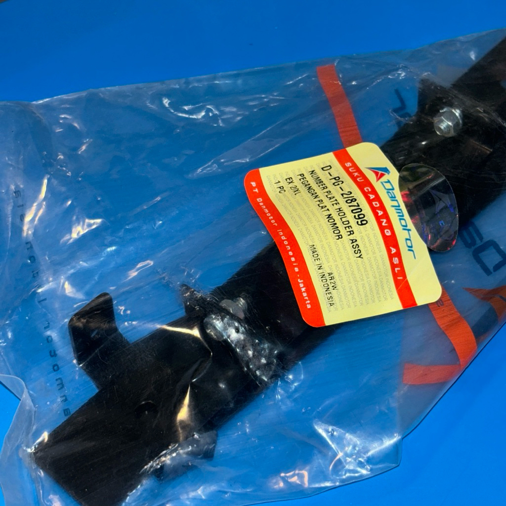 DUDUKAN PLAT NOMOR DEPAN Vespa EXCEL Danmotor