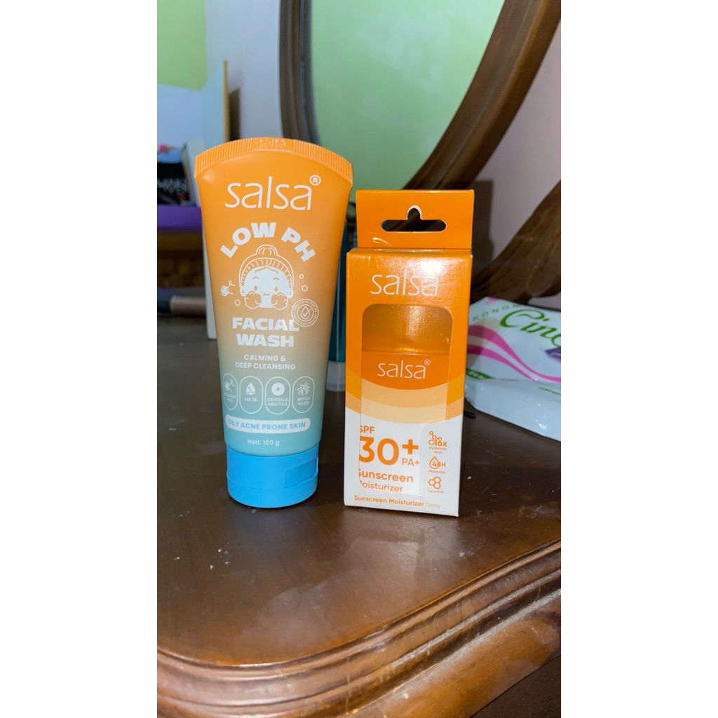 BUNDLE SALSA COSMETIC SUNSCREEN + FACIAL WASH