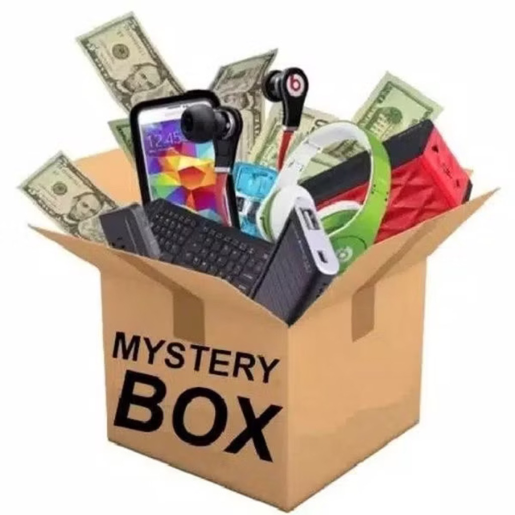 

mystery box barang unik dan mewah, bisa dijual kembali