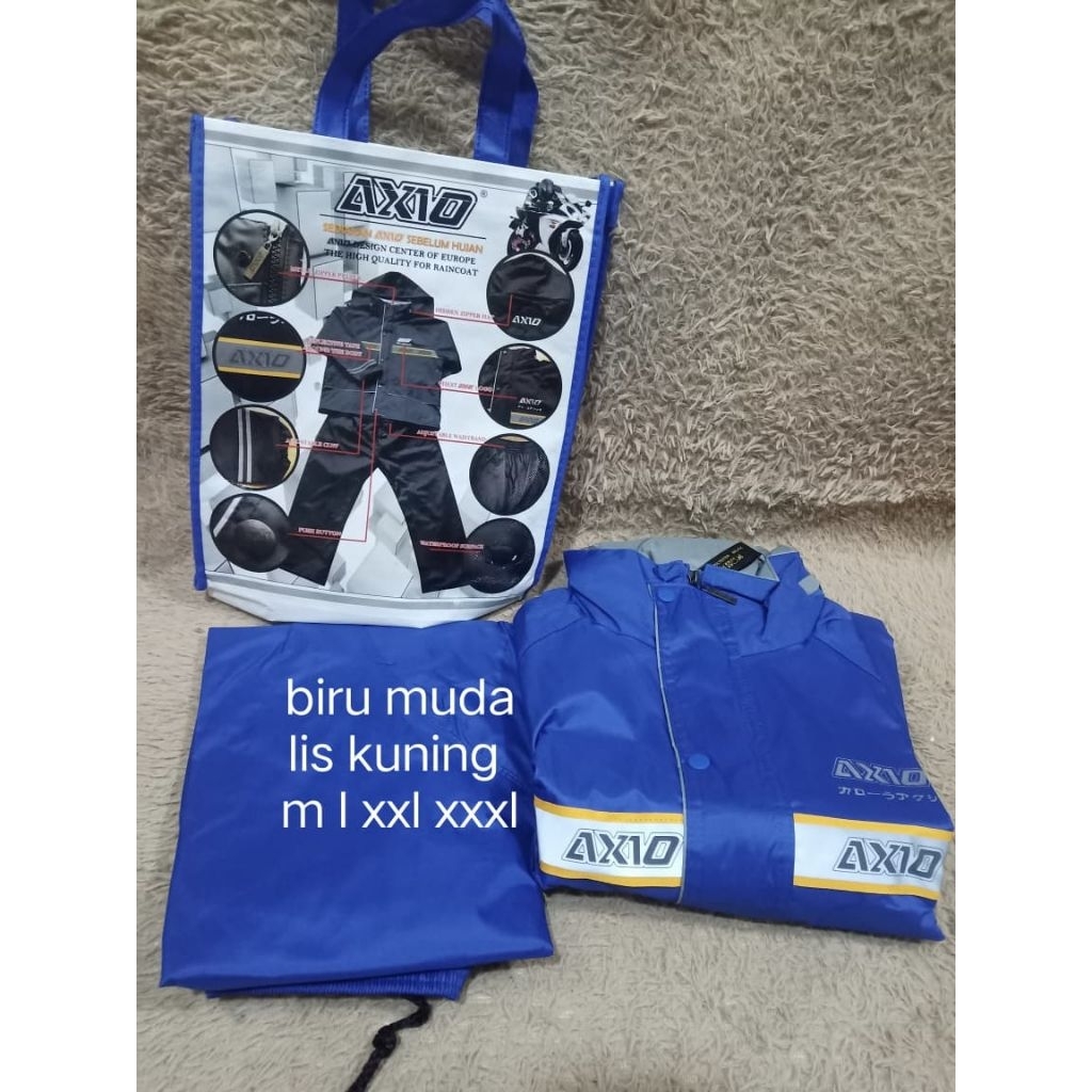 Jas Hujan Jumbo Merk Axio Original