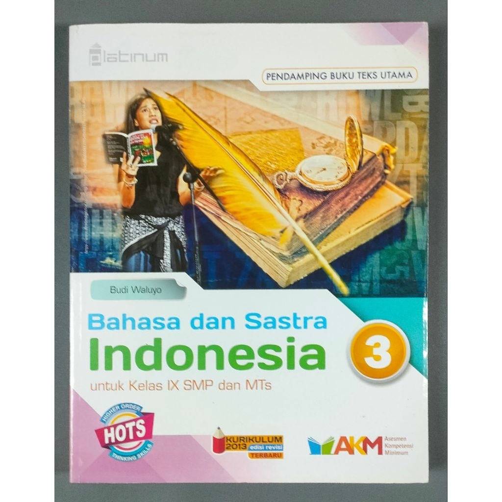 Buku Bahasa Indonesia kelas 3 / Buku SMP Kelas 9 - Penerbit Tiga Serangkai Kurikulum Merdeka