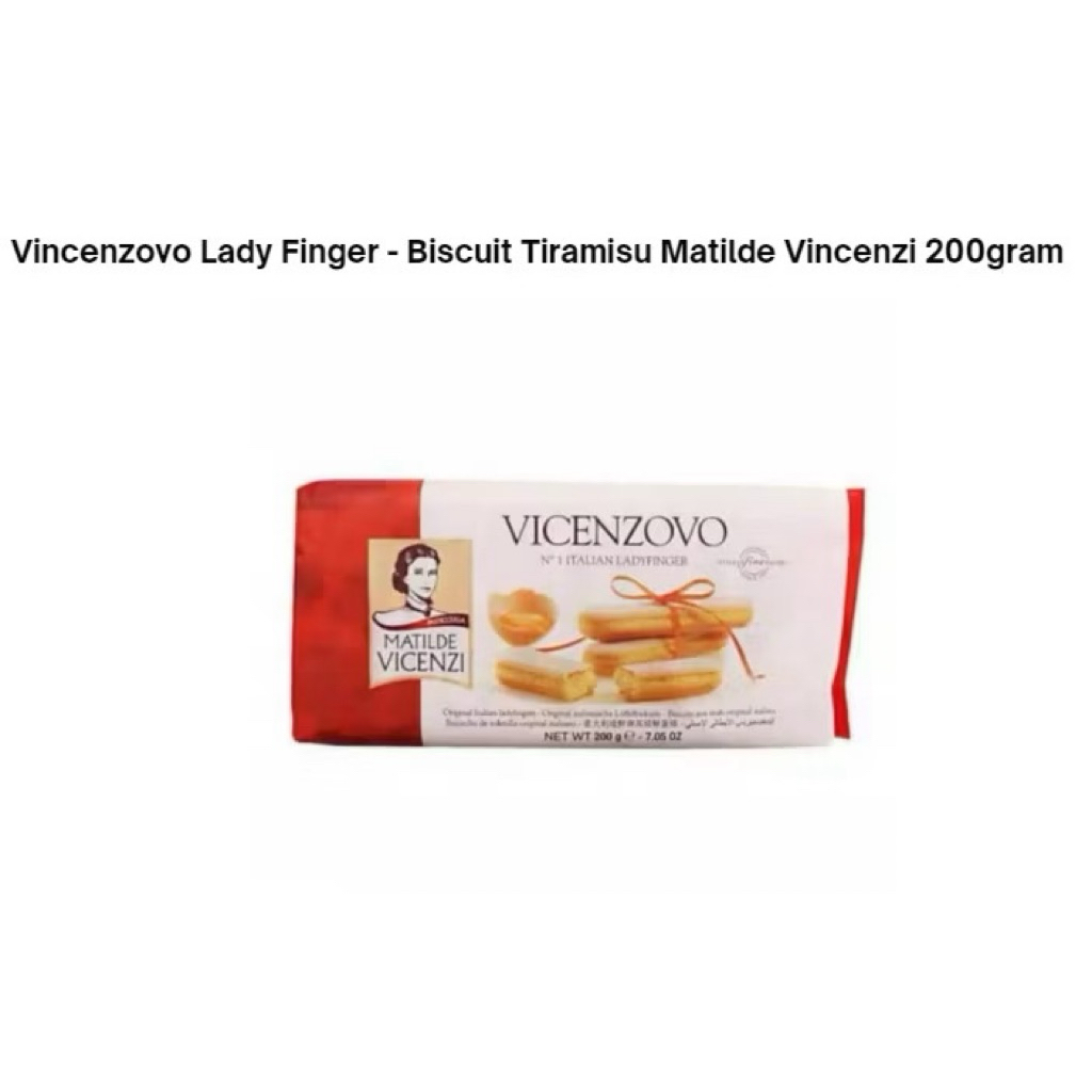 

Vincenzova lady finger biscuit 200gr gosend onlyy