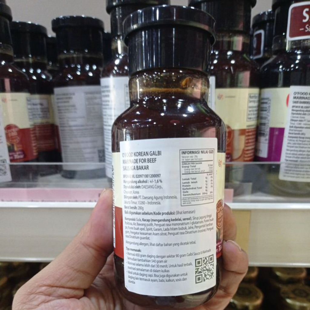 

Beef bulgogi marinade saus bulgogi korea 228ml
