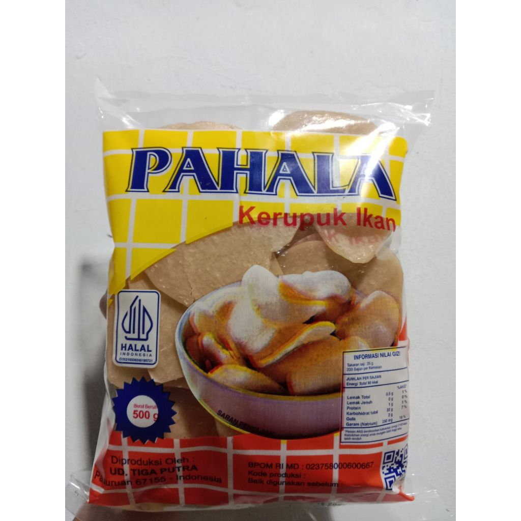 

KRUPUK IKAN PAHALA 500GRAM KRUPUK MENTAH PAHALA