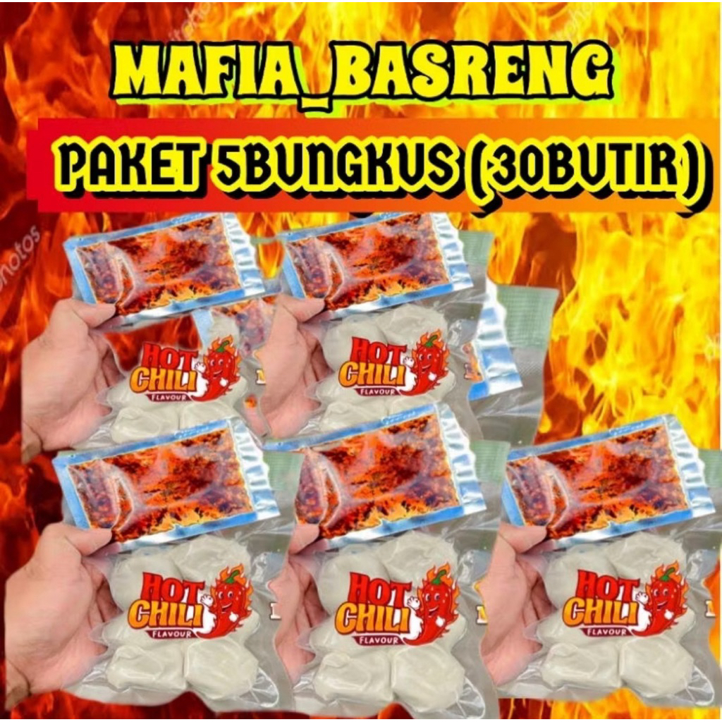 

(5BUNGKUS)BASRENG MENTAH CHILI OIL @MAFIA_BASRENG
