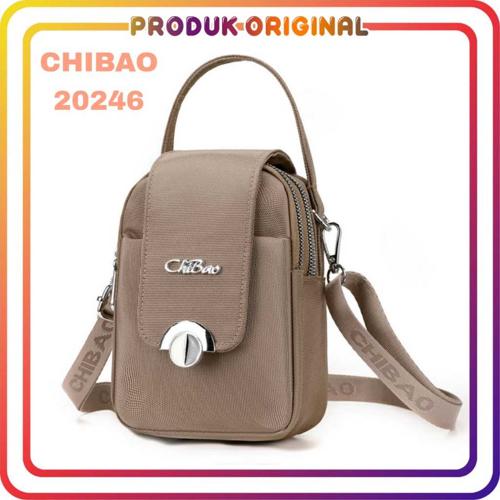 Chibao - Tas selempang Chibao 20246 kanvas tas selempang wanita Slingbag wanita tas remaja