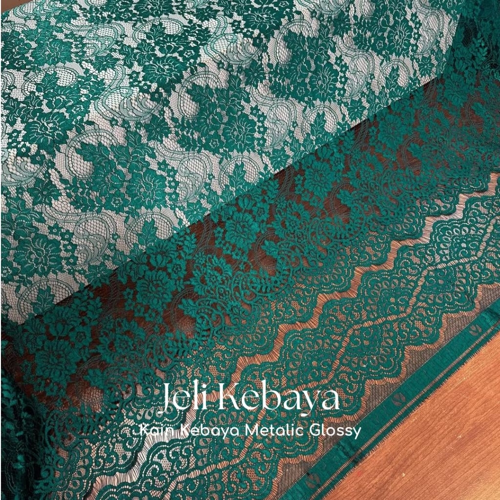Jeli Kebaya - Kain Kebaya Metalic Glossy | Kain Kebaya | Kain Brokat | Kebaya Bali | Kain Kebaya Bro