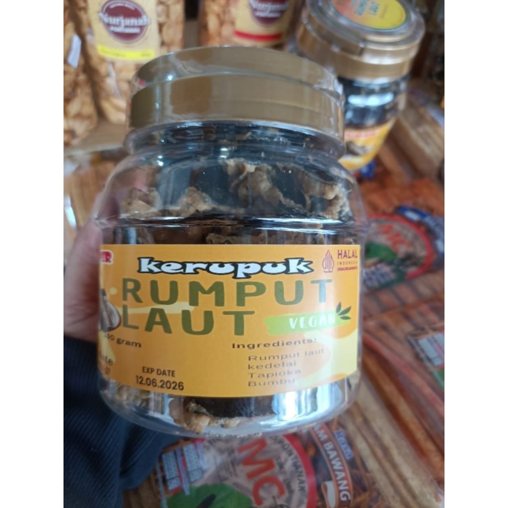 

Kerupuk Rumput Laut Vegan / Makanan Vegetarian