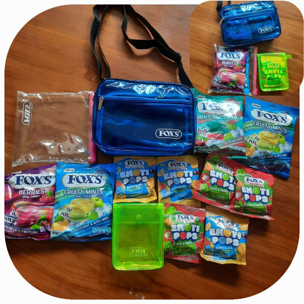 

Paket Permen FOX +free tas Spesial PRJ