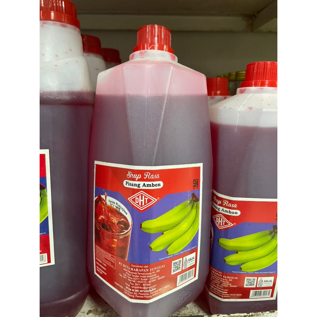 

Sirup DHT rasa pisang ambon 2 L