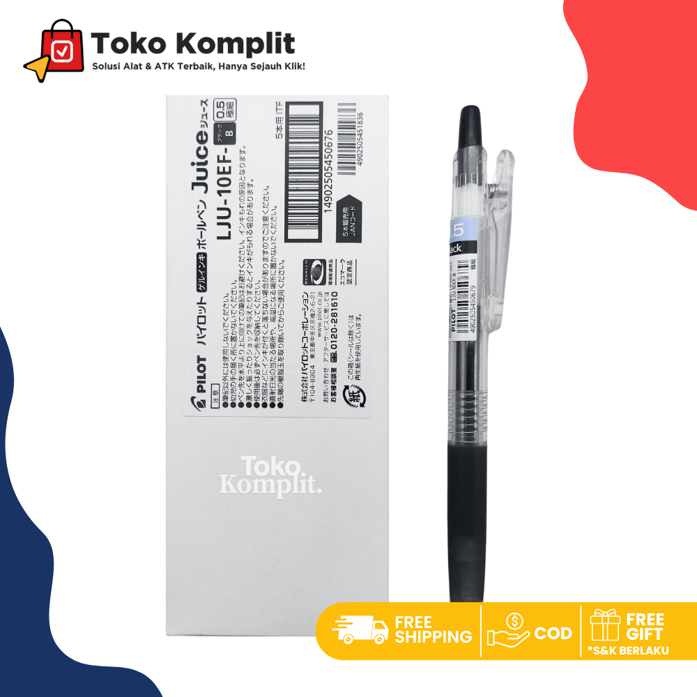 

Komplit - (1 PCS) Pena Gel Pilot Juice HItam LJU-10EF-B