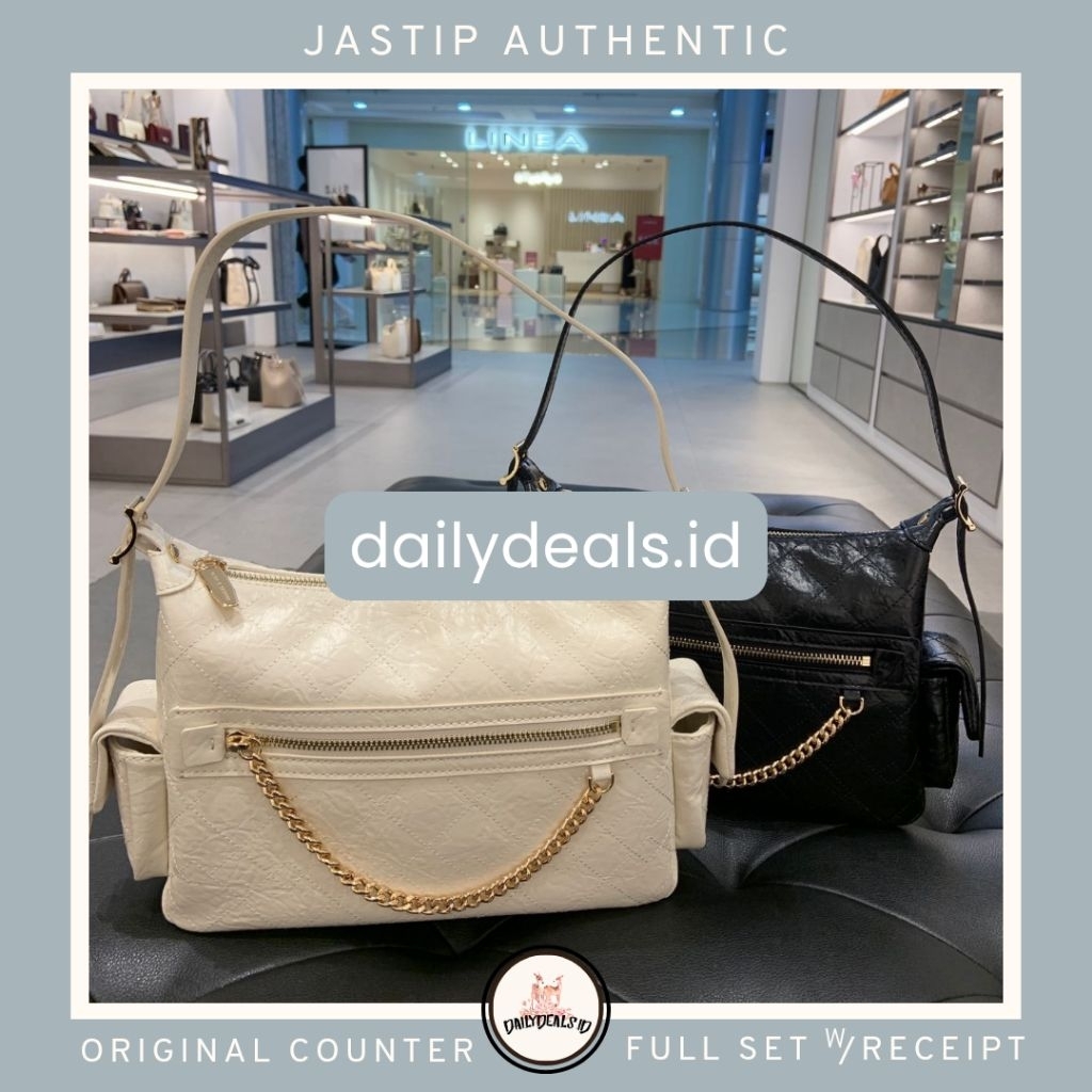 #2-20671802 Duo Quilted - Jast[p] CK ORIGINAL COUNTER SHOULDER BAG TAS BAHU STORE AUTHENTIC ASLI MAL