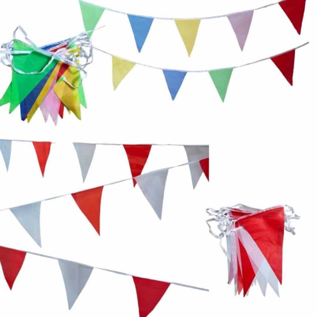 Bendera segitiga merah putih / umbul umbul segitiga pesta anak