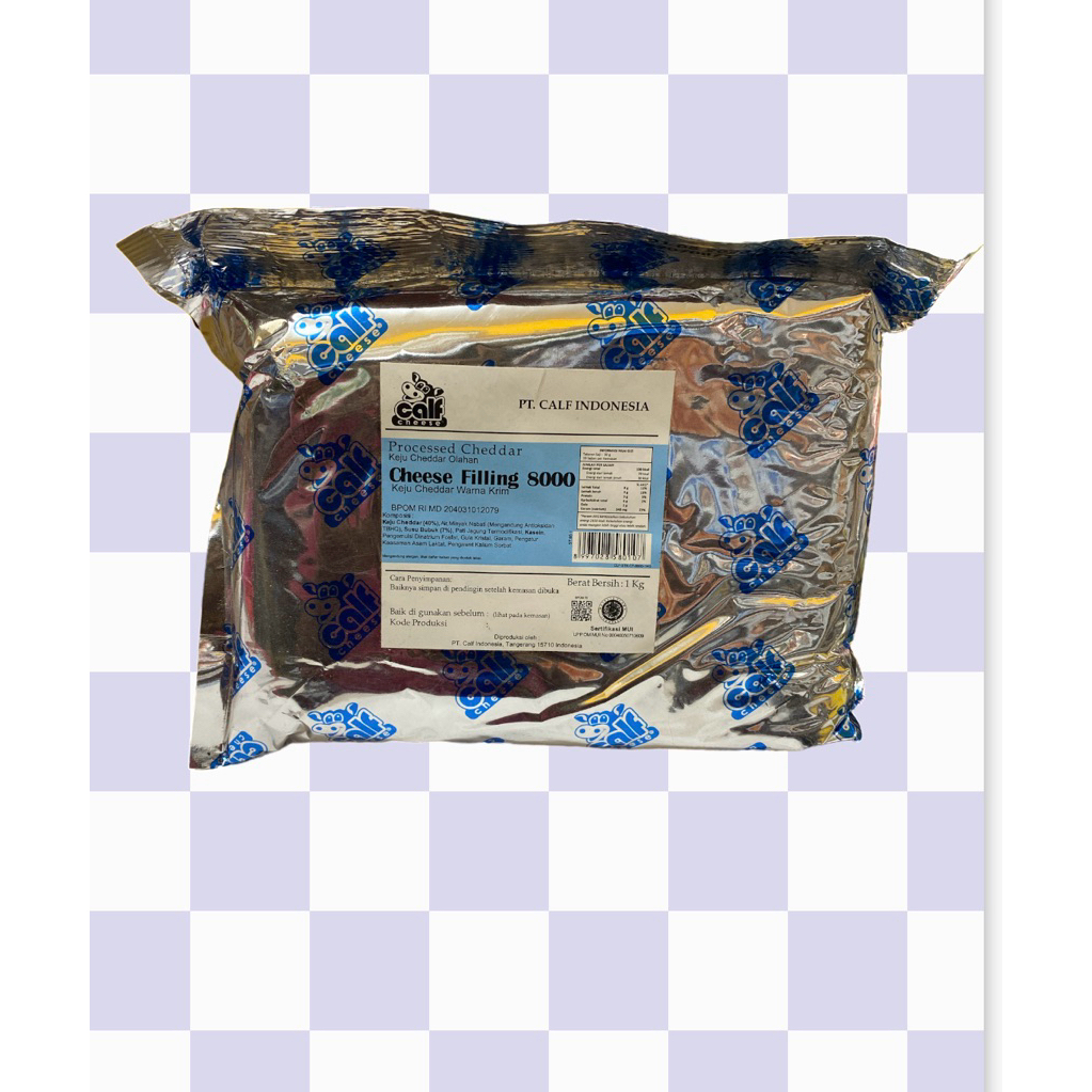 

Cheese Filling calf 8000 calf keju 1kg