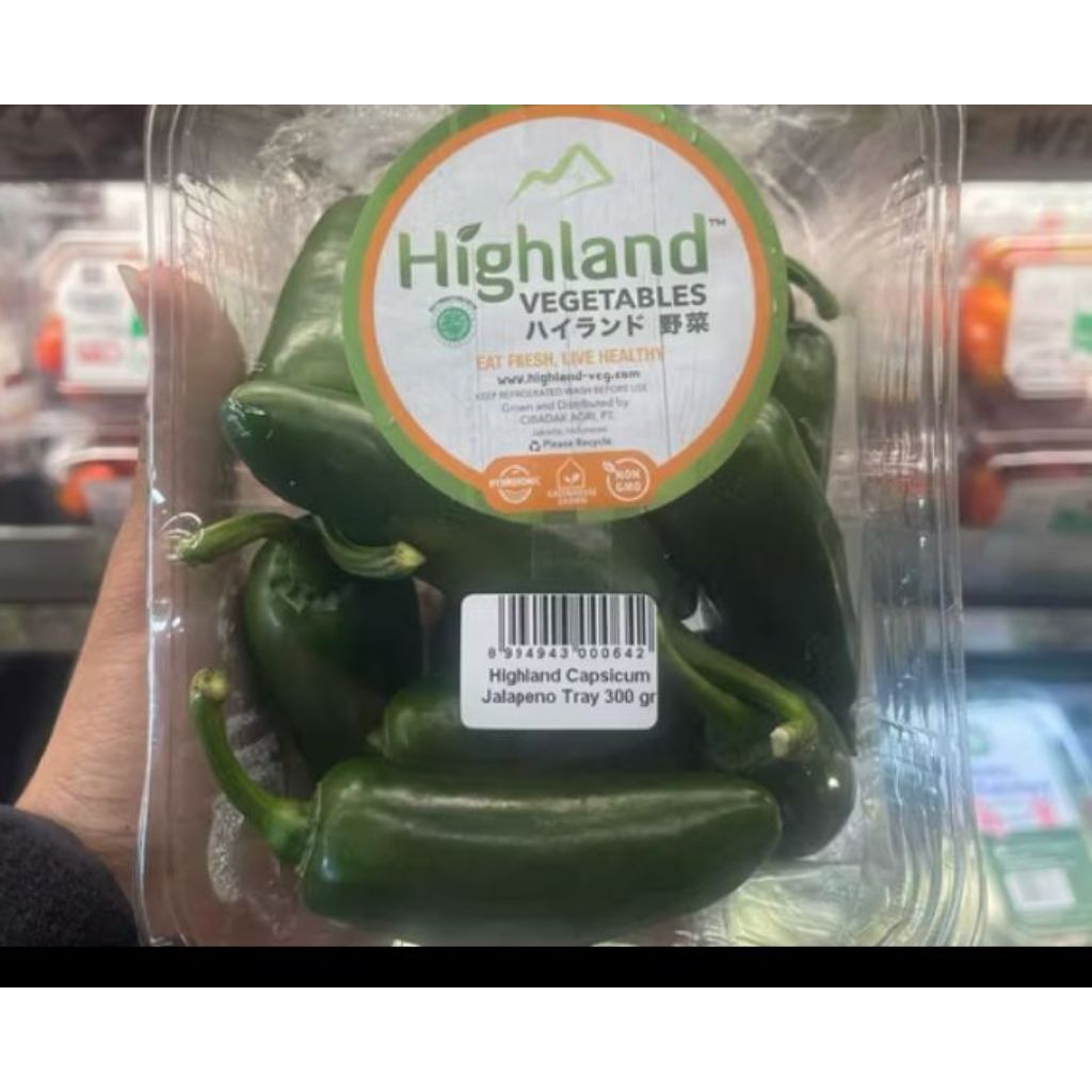 

Cabe Jalapeno higland capsicum Jalapeno 300gam