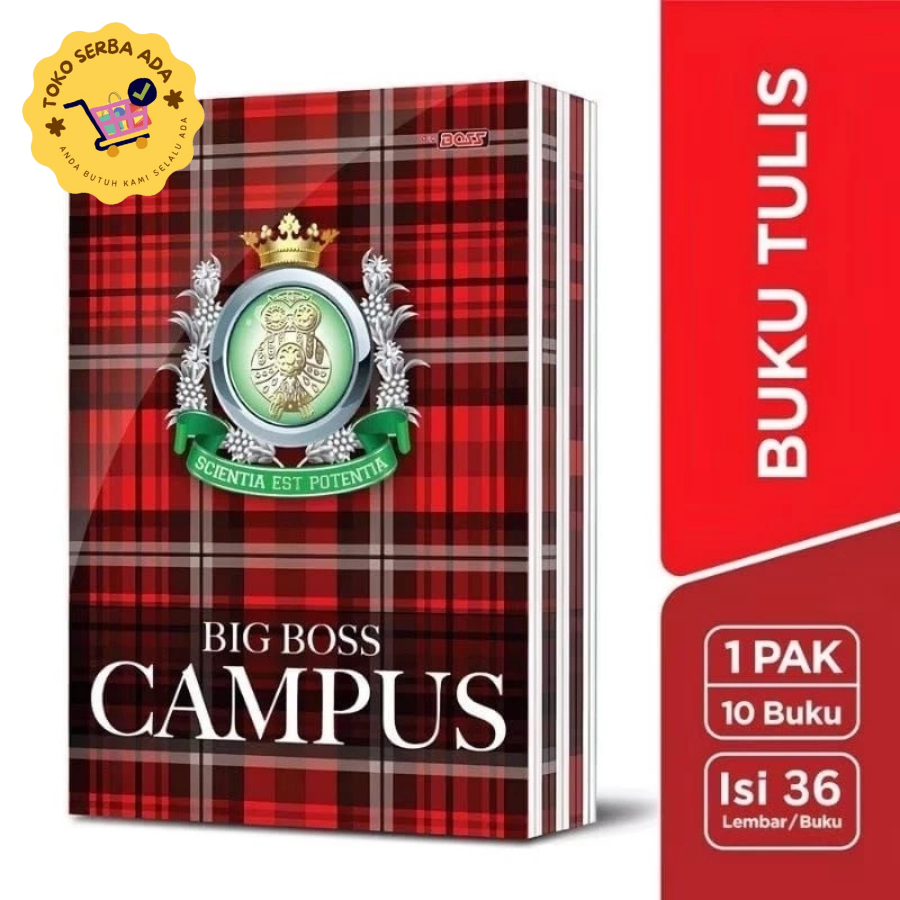 

Buku Tulis Sidu Big Boss Campus 36 lembar (Asli Big Boss Campus) - Buku Tulis Big Boss Campus Murah