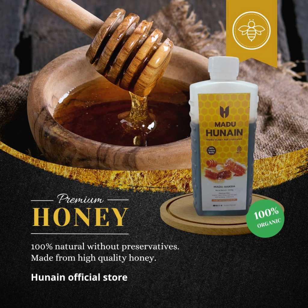 

Madu hutan asli akasia Hunain 1000 gr