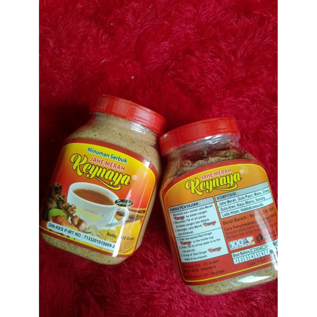 

Keynaya minuman serbuk jahe merah