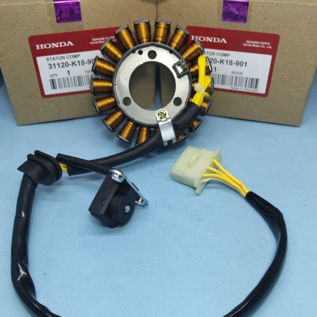 Spul Stator Comp Spool Stator Assy komplit full set Motor Versa 150 CB Verza K18-901 Original Thaila