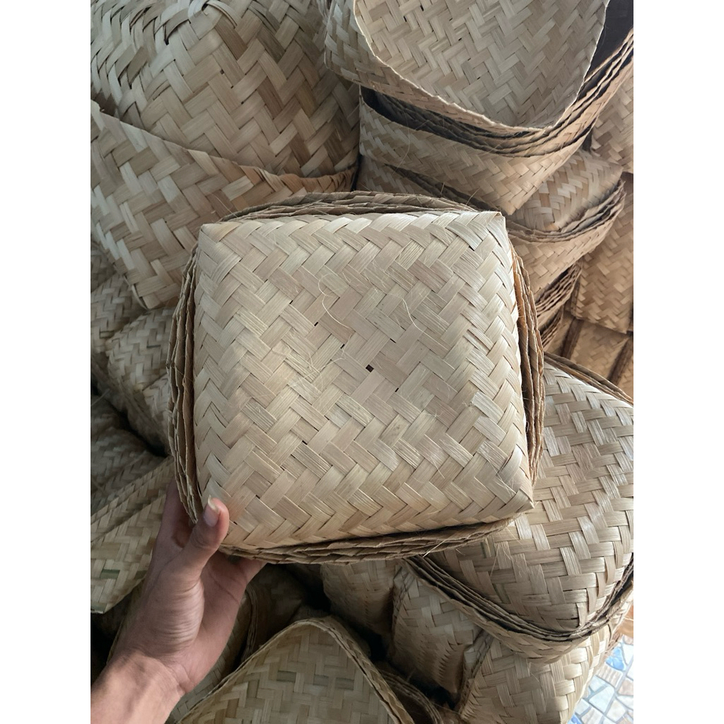 Besek Bambu 22x22 Besek Nasi dll