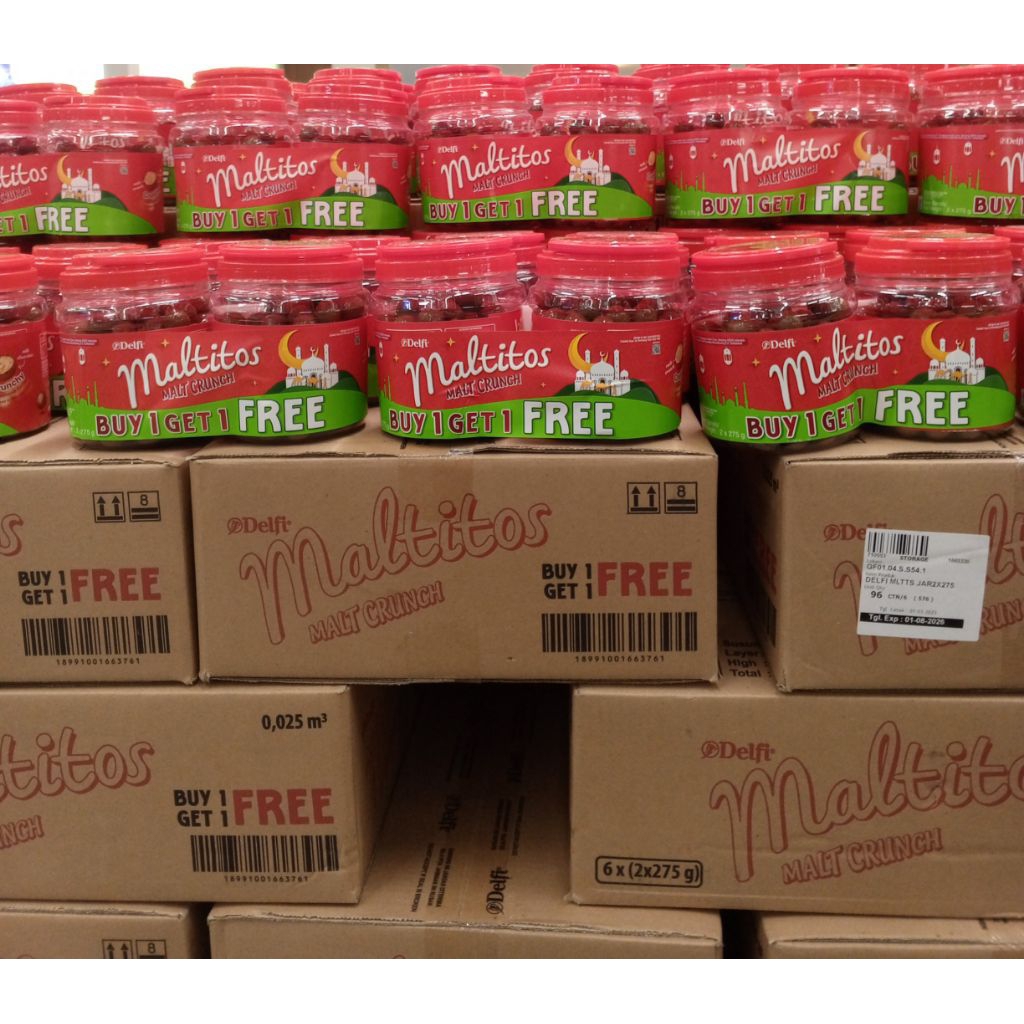 

BUY 2 GET 2 FREE COKELAT DELFI MALTITOS 4x275GRAM. GARANSI HARGA TERBAIK SHOPEE