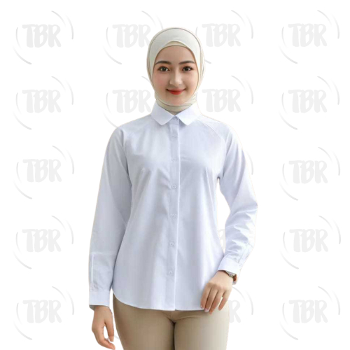 Kemeja Putih Wanita Kemeja Kerja Kasual Baju Putih Wanita Baju Kerja