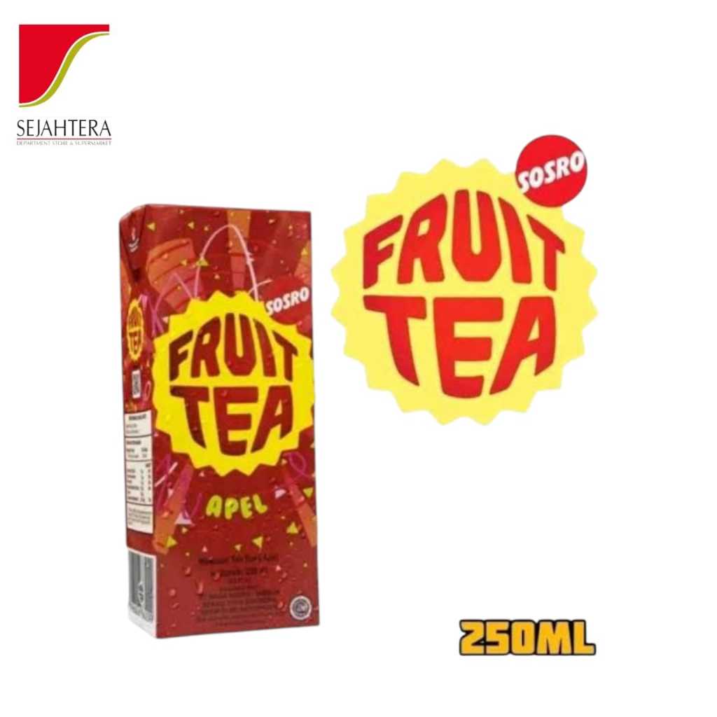 

Fruit Tea Sosro Rasa Apel 250ml – Minuman Teh Buah Praktis & Menyegarkan