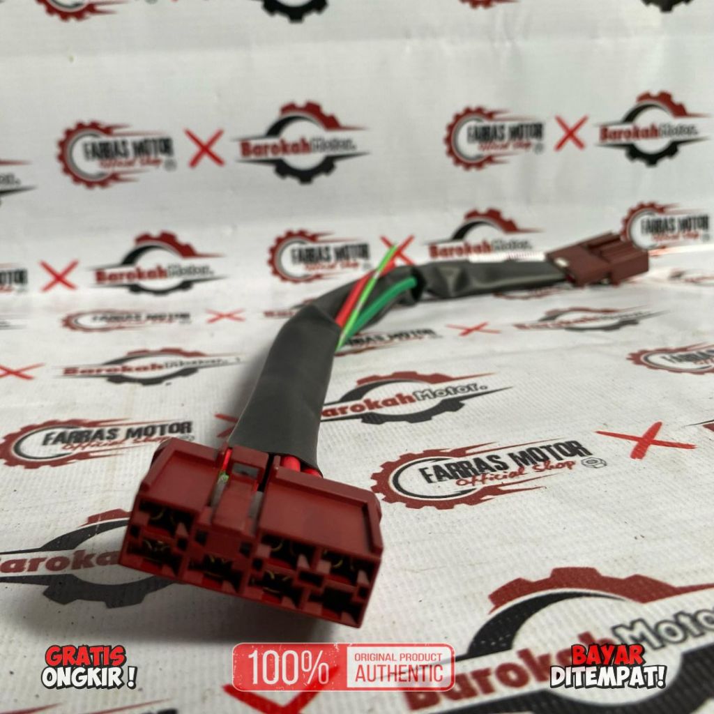 KABEL SOKET SOCKET ECU ECM ACG STARTER PIN 7 HONDA FI NEW BEAT VARIO SCOOPY GENIO 110 LED ESP