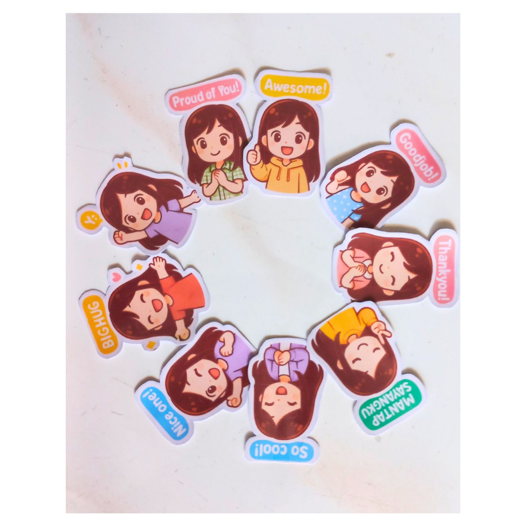

Sticker Reward Anak (Cute Girl)