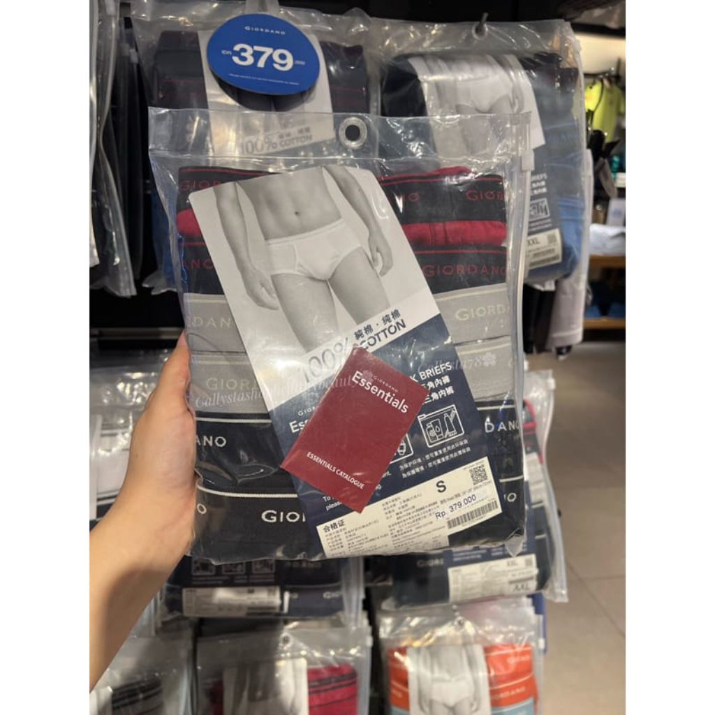 Original Giordano Celana Dalam Isi 6 Pcs