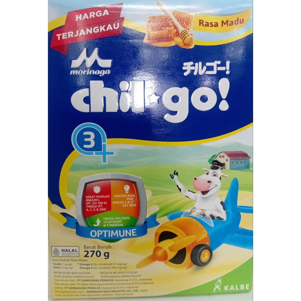 

SUSU MORINAGA CHIL GO 3+ MADU 270gr