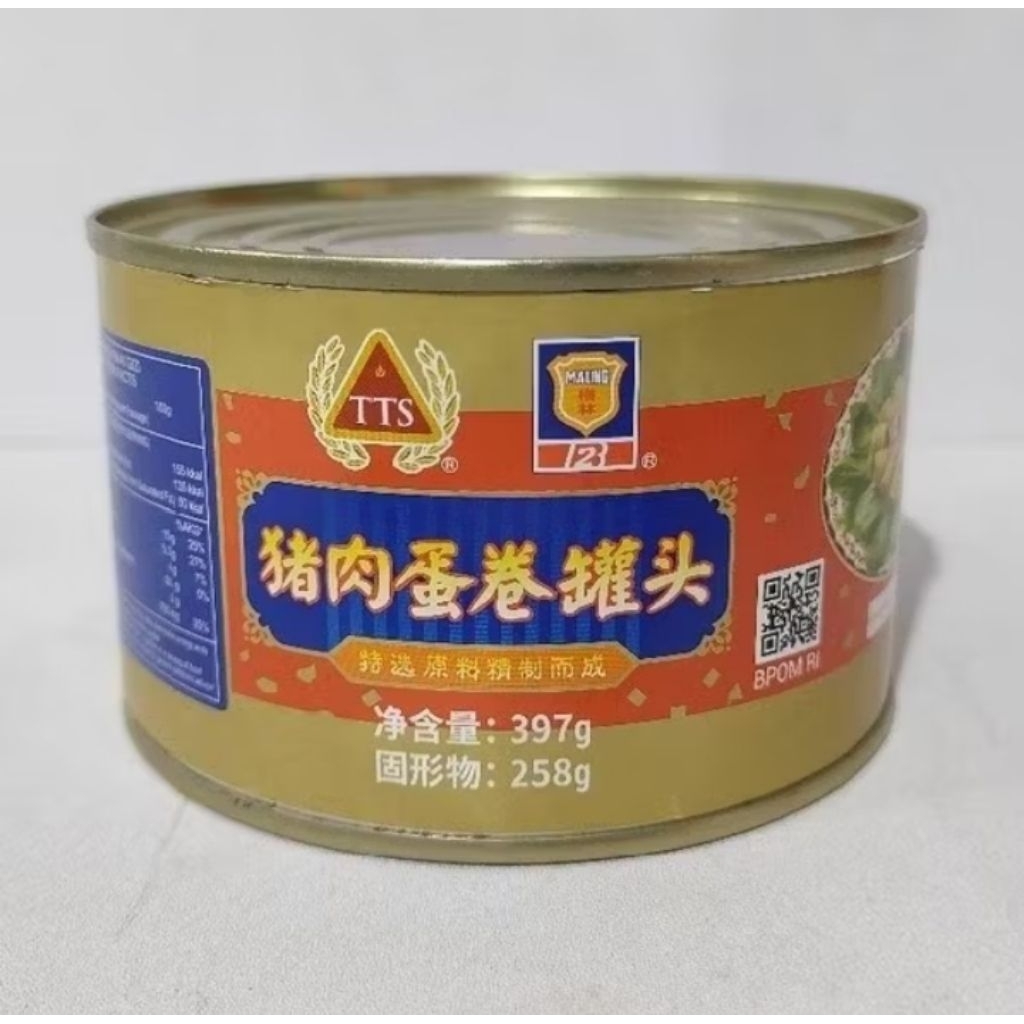 

Daging Babi Luncheon Gulung (Canned Egg Rolls Pork)