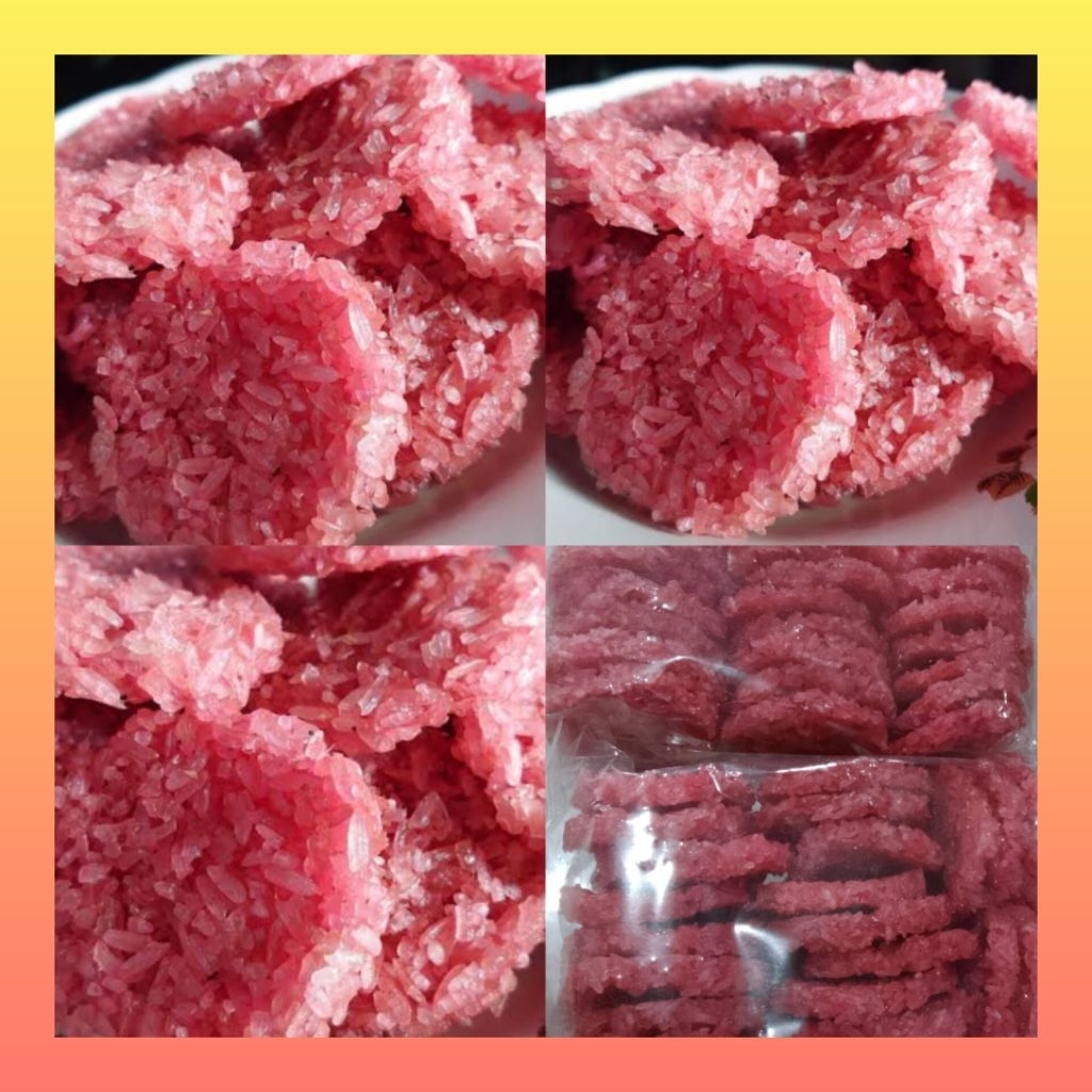 

Rangginang mentah terasi merah isi 25 pcs | rengginang mentah rasa terasi 25 pcs | rangginang mentah terasi | cemilan rangginang ketan | rengginang ketan