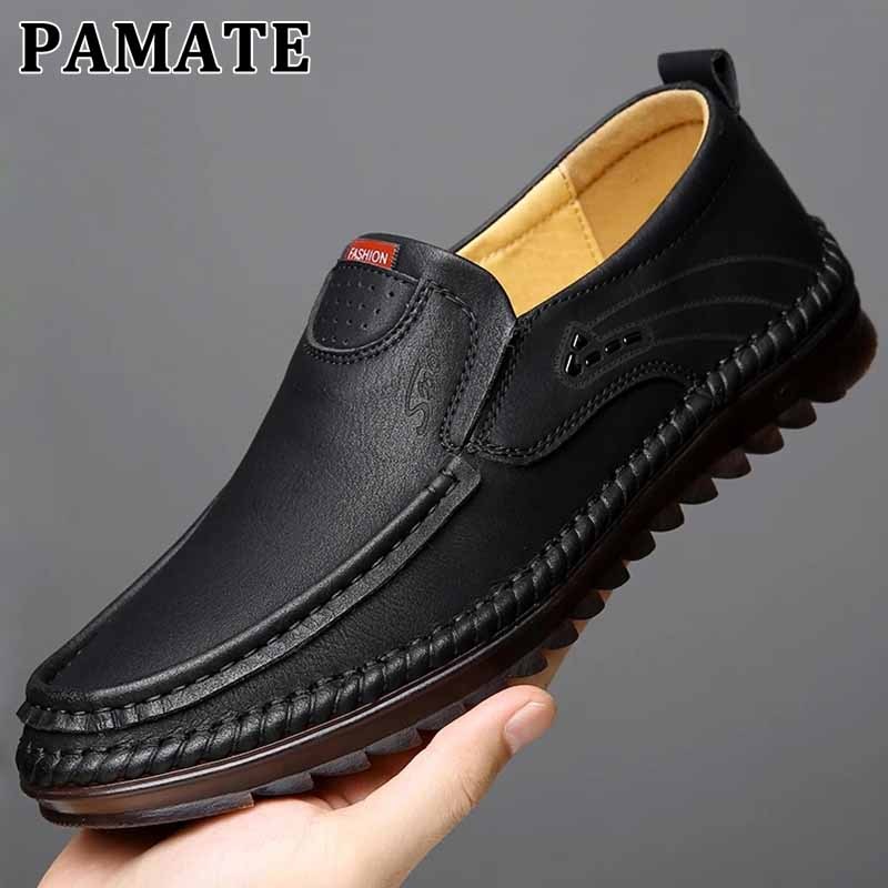 PAMATE Sepatu Casual Pria Slip On Anti Slip Nyaman & Praktis Kerja, Tahan Lama