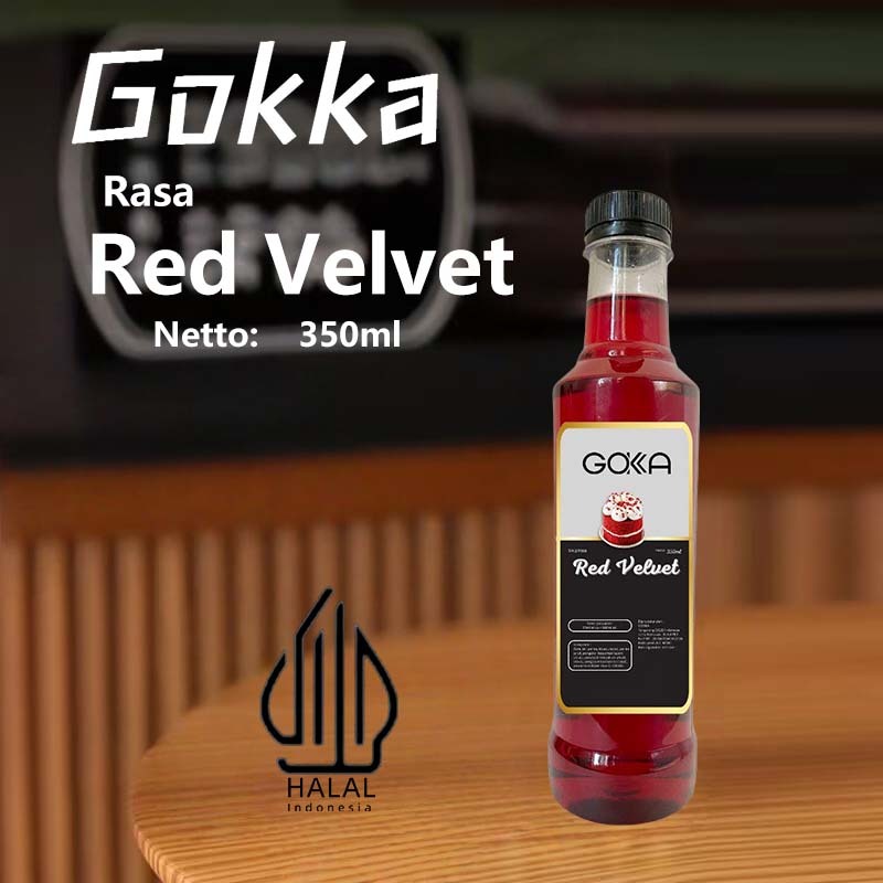 

Gokka Sirup Red Velvet 350ml - Minuman Segar Rasa Red Velvet / Red Velvet Syrup