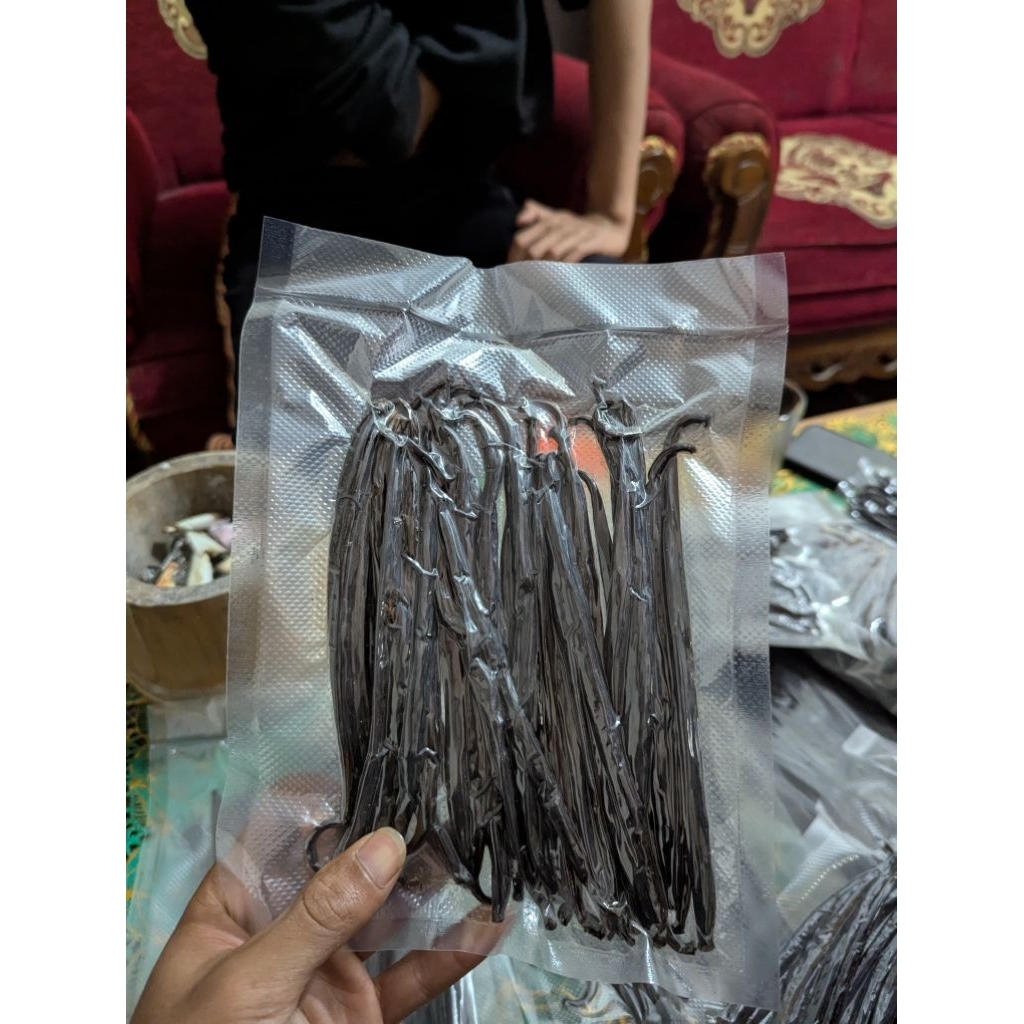 

Vanili kering gourmet Planifolia grade A kemasan 50 gram