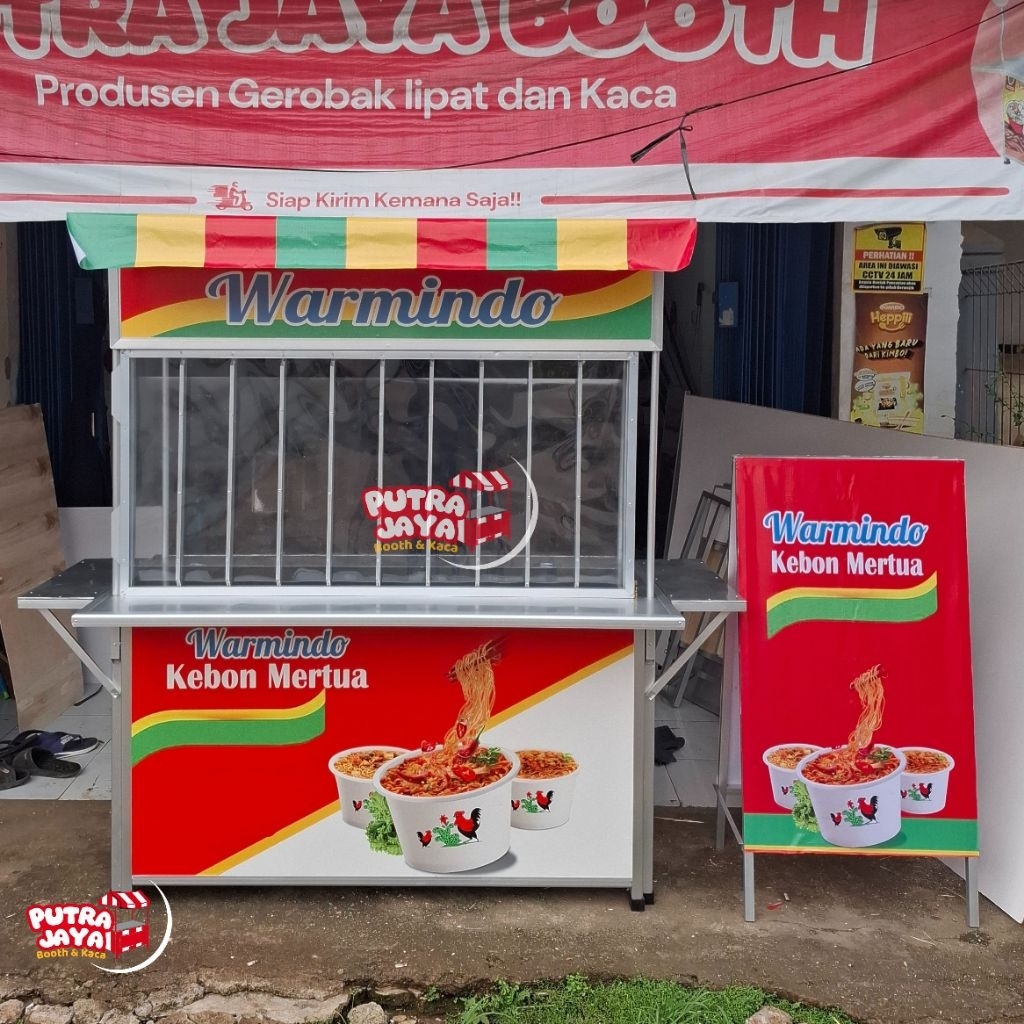 Booth Portable WARMINDO Jumbo Lengkap