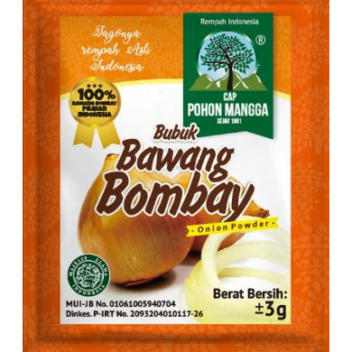 

SACHET - Bumbu Bubuk Tepung Bawang Bombay Kemasan Instan Bumbu Bawang Bombay 1 Pcs