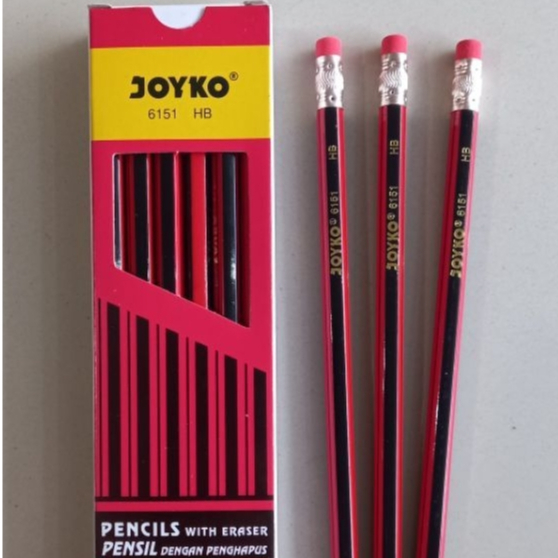 

Pensil Joyko 6151 / Joyko Pensil HB Per Pack