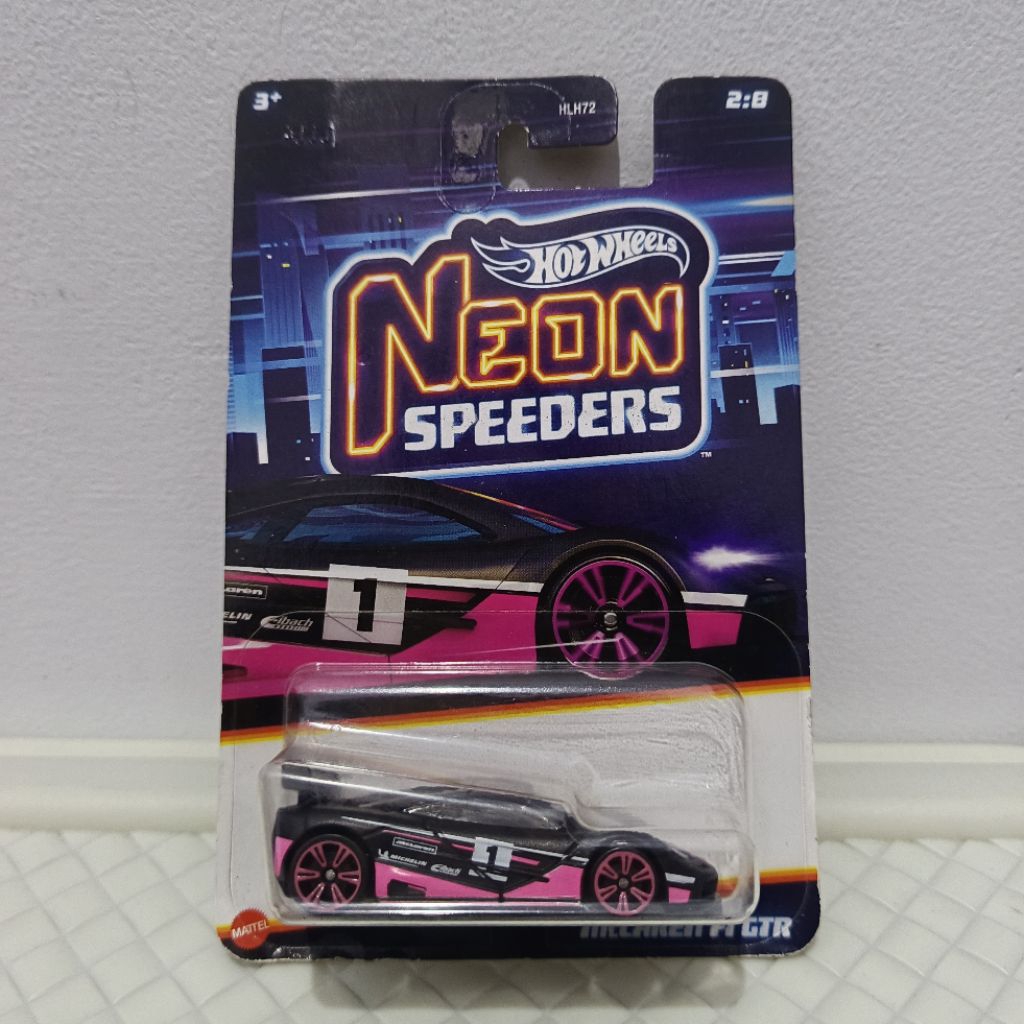 Hot Wheels McLaren F1 GTR Neon Speeders