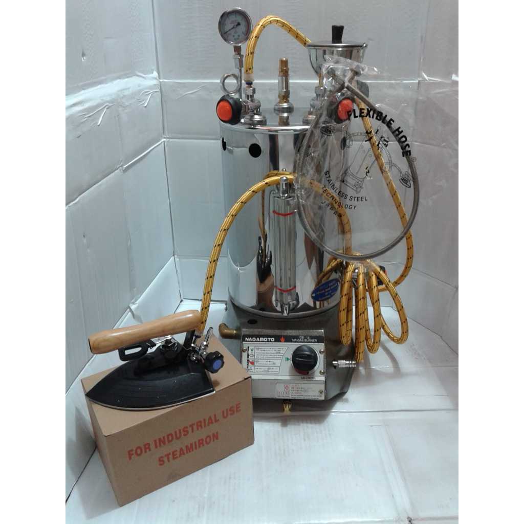 Setrika uap laundry nagamoto GB12 kapasitas 10 liter