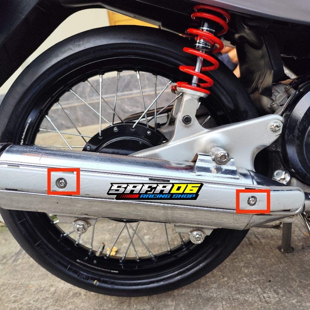 PROBOLT BAUT  TAMENG KNALPOT NOUVO LELE  SPORTY Z  STAINLESS ORIGINAL THAILAND